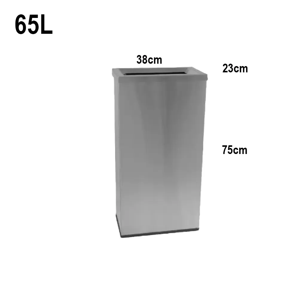 RB3 Dustbin | Open Top Bin | 65L | Lobby Bin | Dustbin | Waste Bin | Stainless Steel Bin