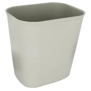 RUBBERMAID FIRE RESISTANT WASTE BASKET - GRAY