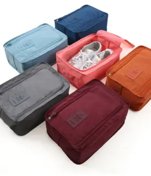 Shoe Storage Ultra-light Travel Bag Organiser with Zipper and Pocket