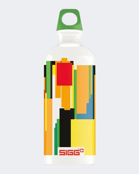 Sigg Traveller Boxes 0.6Lt Kids Outdoor Water Bottle White/Multi 8621.90