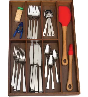 Silverware Drawer Organizer - Seven Sections