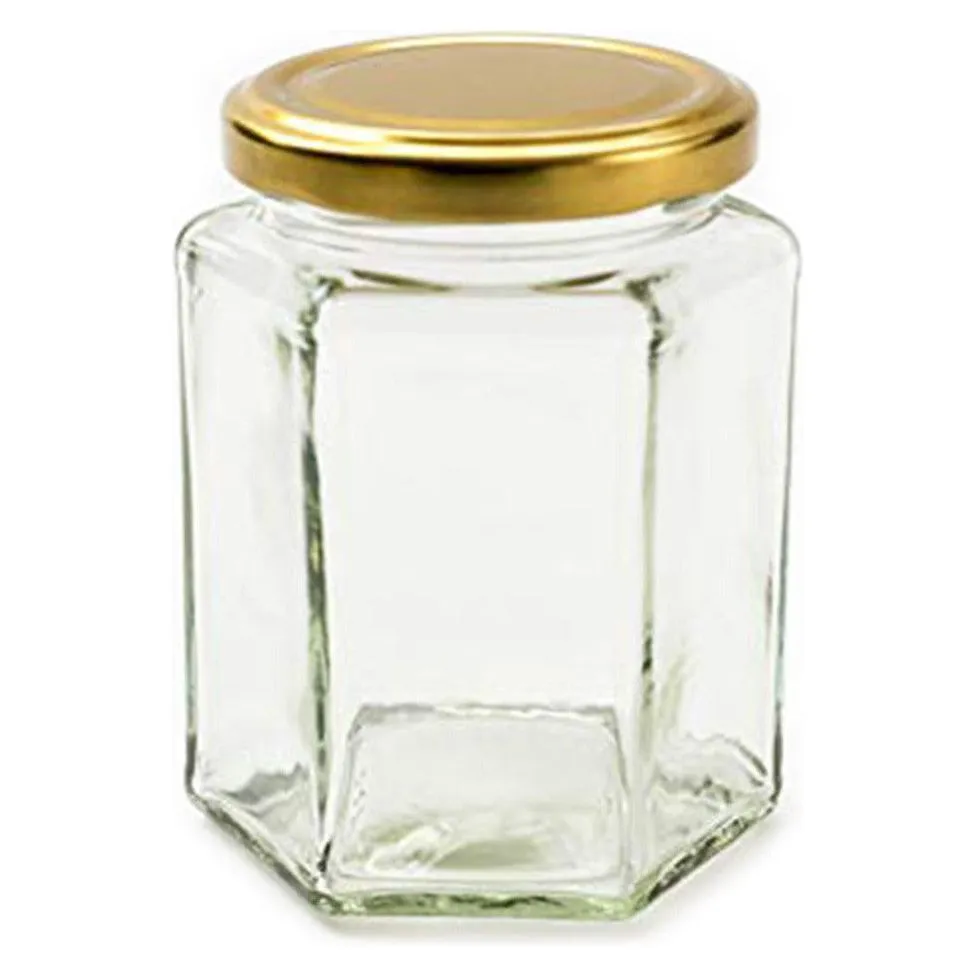 Small Glass Jam Jars - Pack of 6 - Home Storage Containers