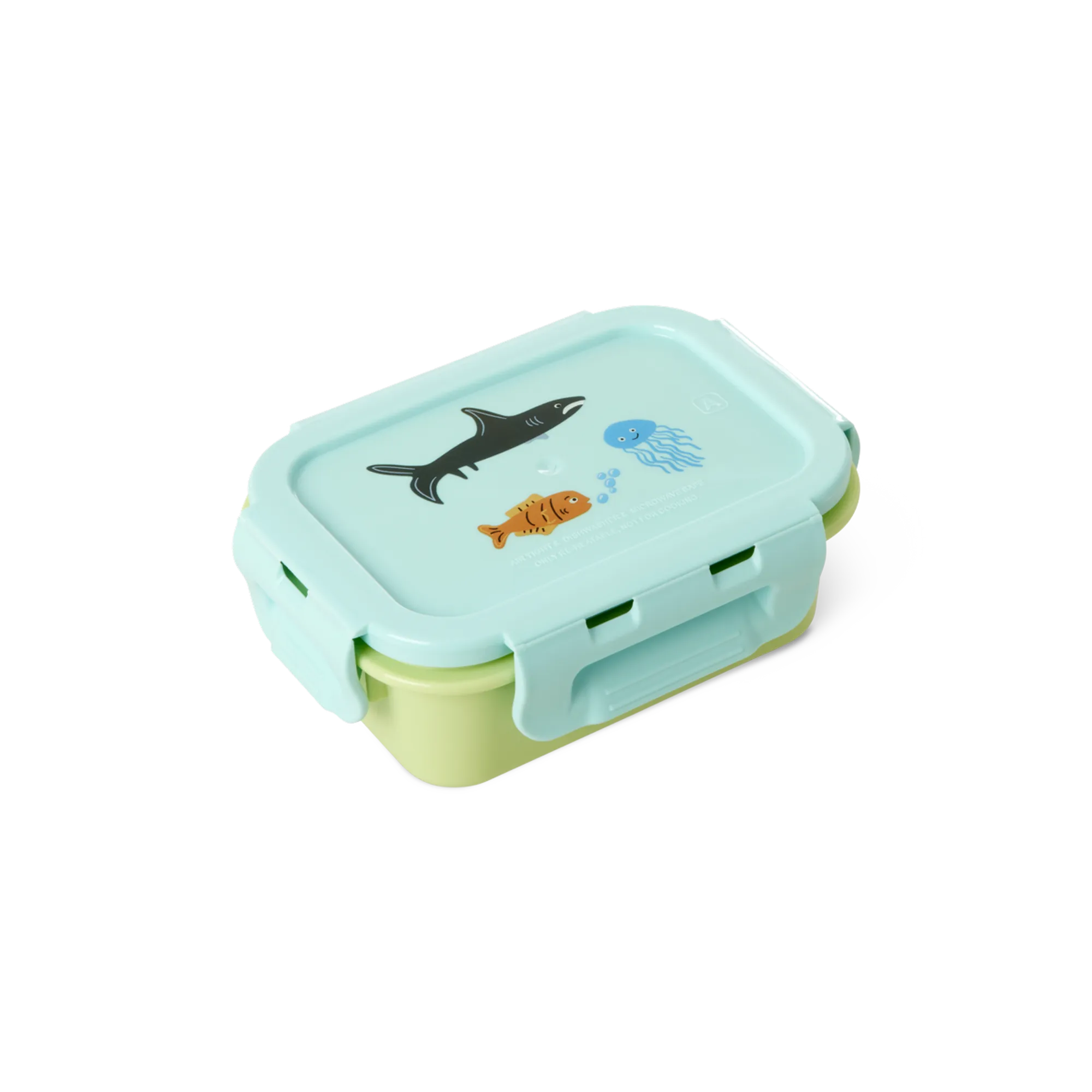 Small Lunch box - Mint - Wildlife Print