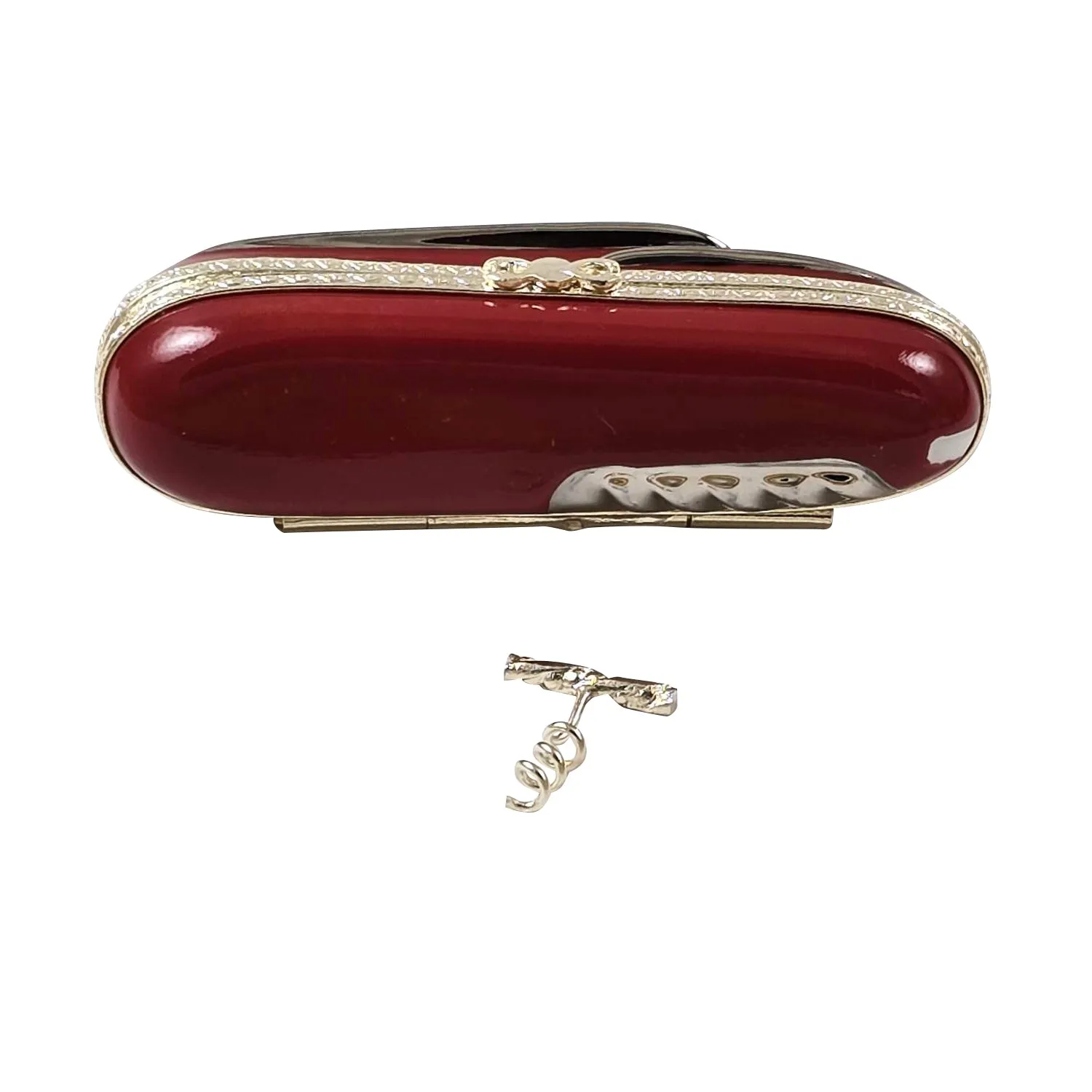 Swiss Army Knife with Brass Corkscrew