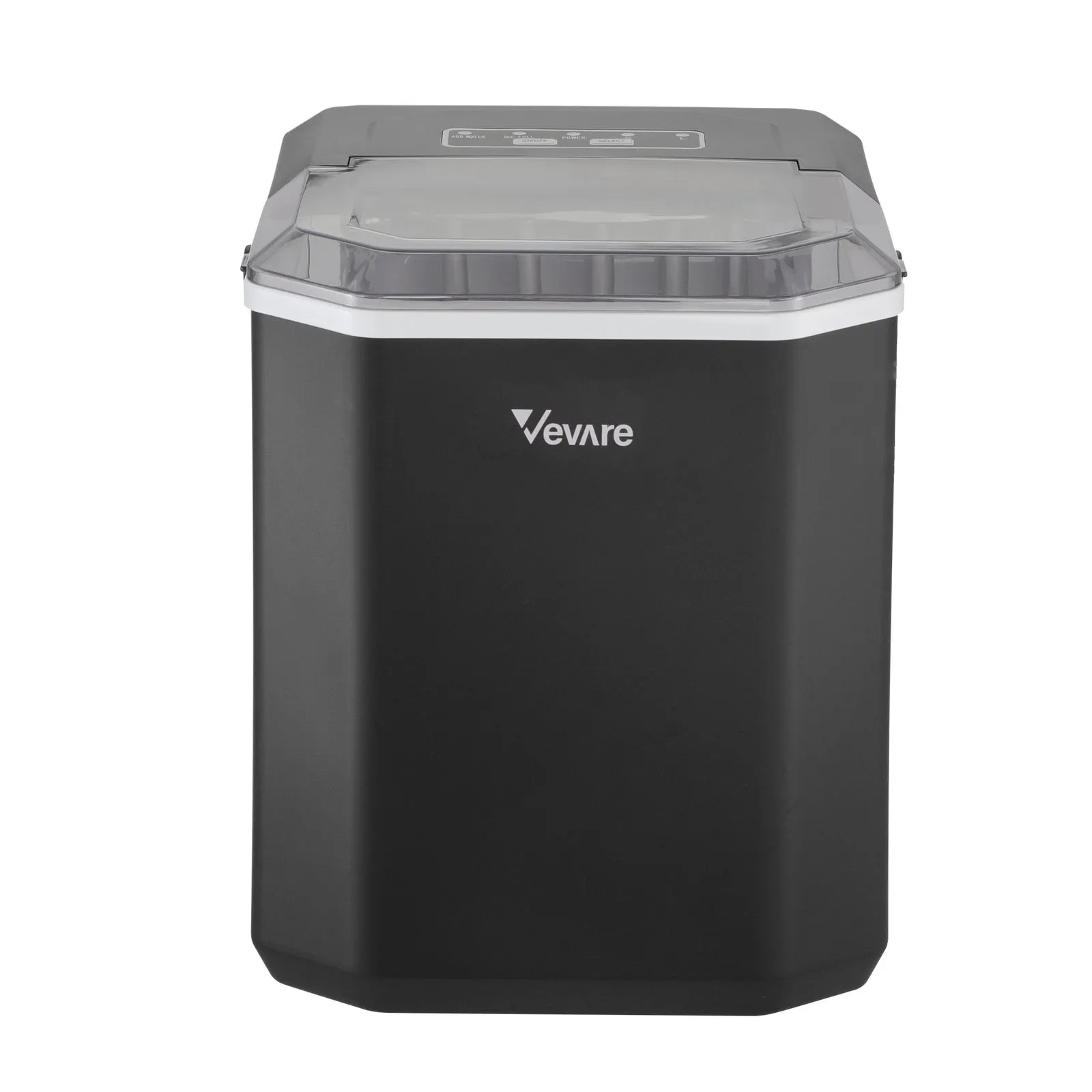 Vevare Portable Ice Maker Machine Ice Cube Tray With Handle 12kg Bar Home Black