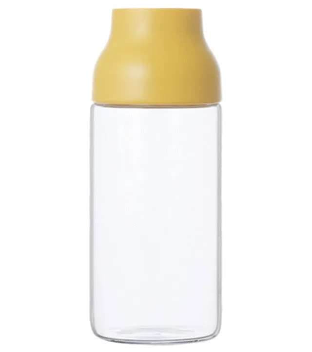 Water Jug: KINTO Capsule - Yellow, available in 2 sizes