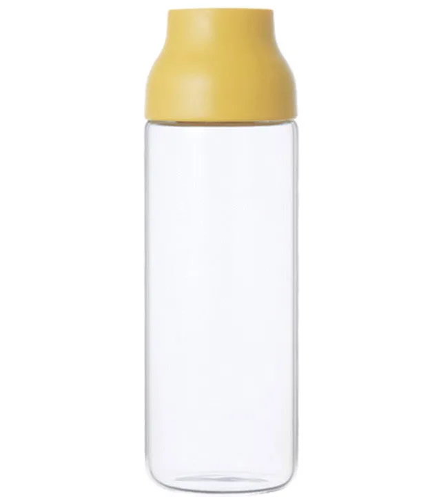 Water Jug: KINTO Capsule - Yellow, available in 2 sizes